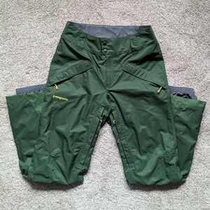 NWOT Patagonia Mens Small H2No Snowshot Pant Green Snowboarding Outdoor Ski Gear